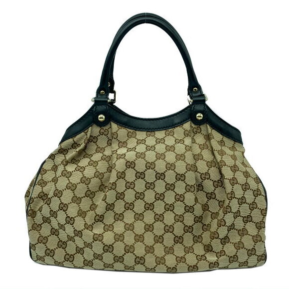 Gucci Handbags - Gucci Brown Tote Bag Canvas GG